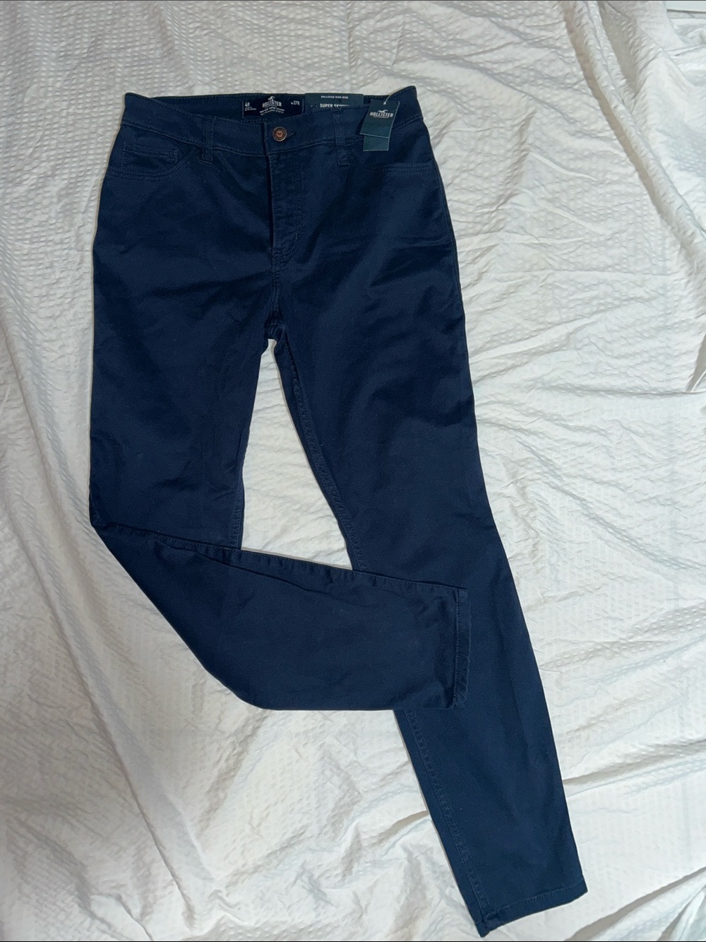 Hollister Women's Navy Skinny Jeans
